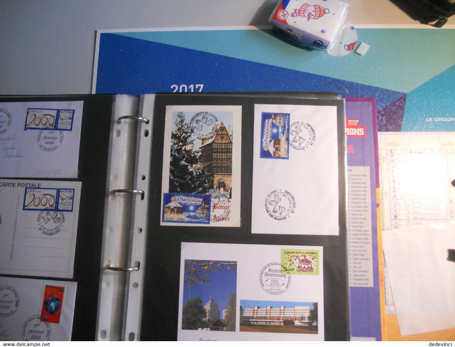 Album : Cachet illustré majorité de Strasbourg et quelques Alsace entre 1995 et 2001