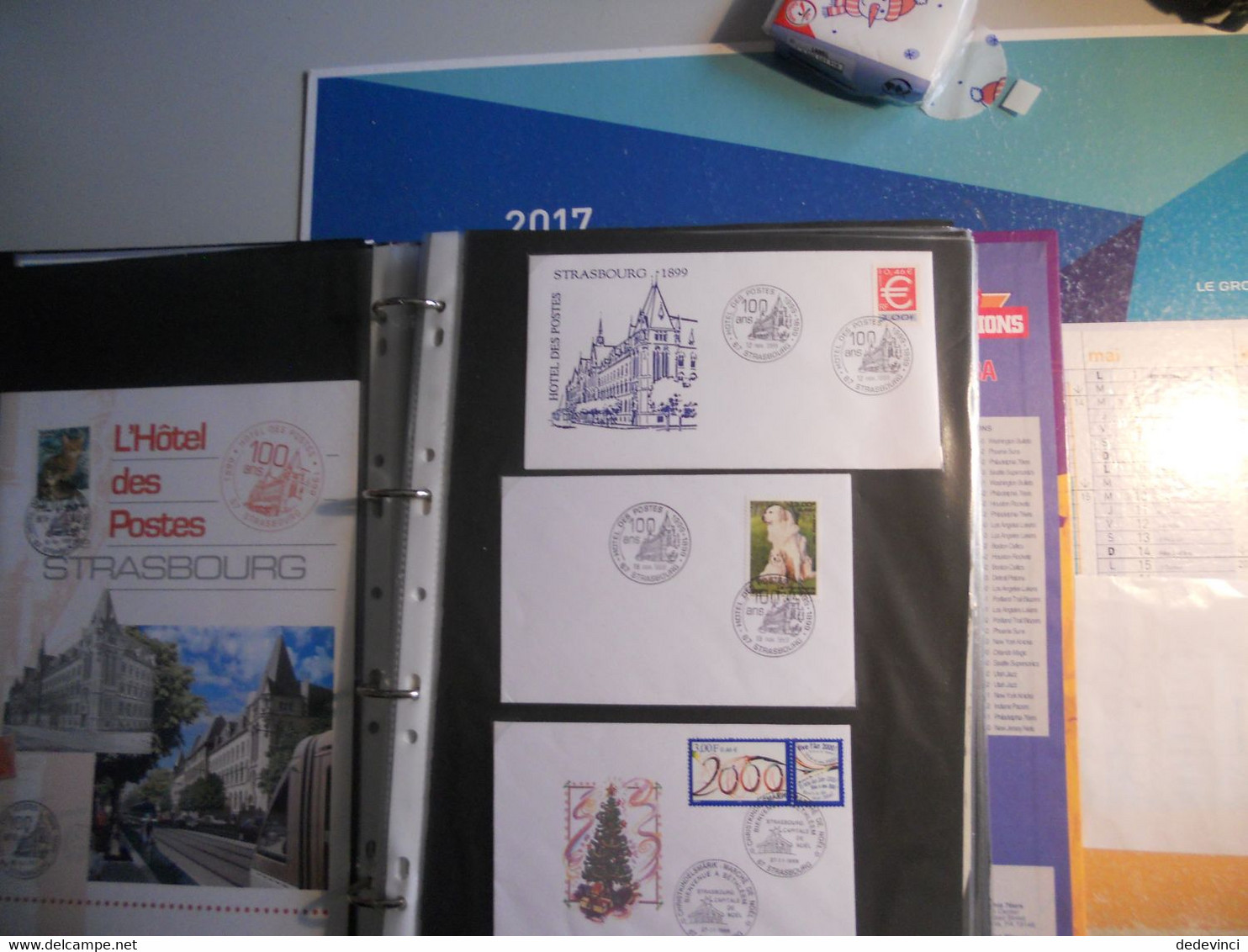 Album : Cachet illustré majorité de Strasbourg et quelques Alsace entre 1995 et 2001