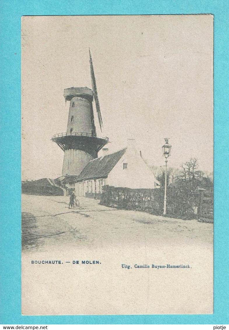 * Boekhoute - Bouchaute (Assenede - Oost Vlaanderen) * (Uitg Camille Buysse Hamerlinck) Molen, Moulin, TOP, Zeldzaam - Assenede