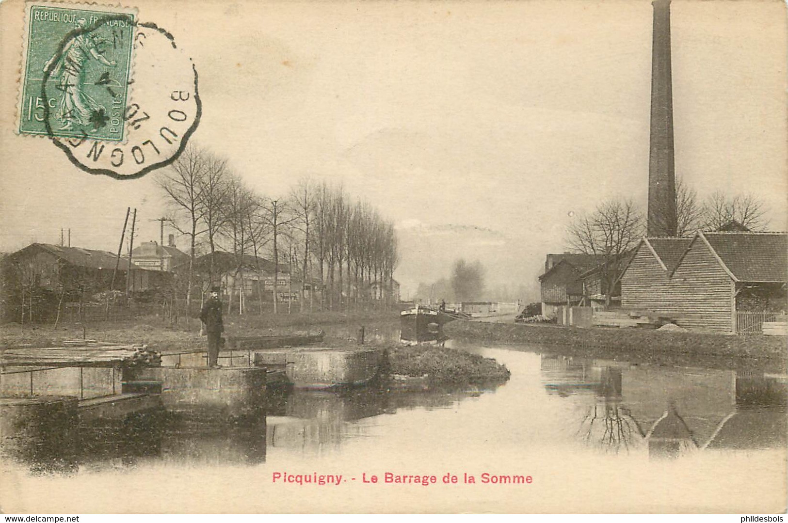 SOMME  PICQUIGNY  Le Barrage De La Somme - Picquigny