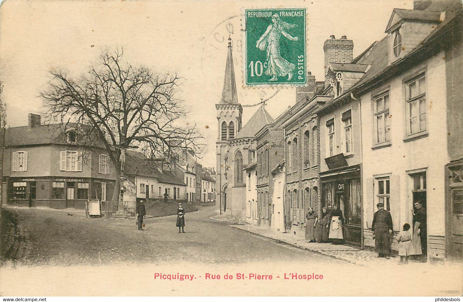 SOMME  PICQUIGNY  Rue De Saint Pierre - Picquigny