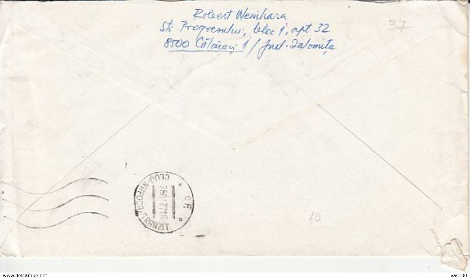 POLAR PHILATELIC EXHIBITION, REGISTERED SPECIAL COVER, 1977, ROMANIA - Eventi E Commemorazioni