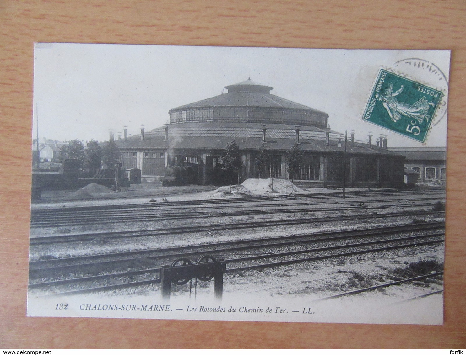 Chalons Sur Marne - Les Rotondes Du Chemin De Fer - Carte Circulée En 1910 - Châlons-sur-Marne