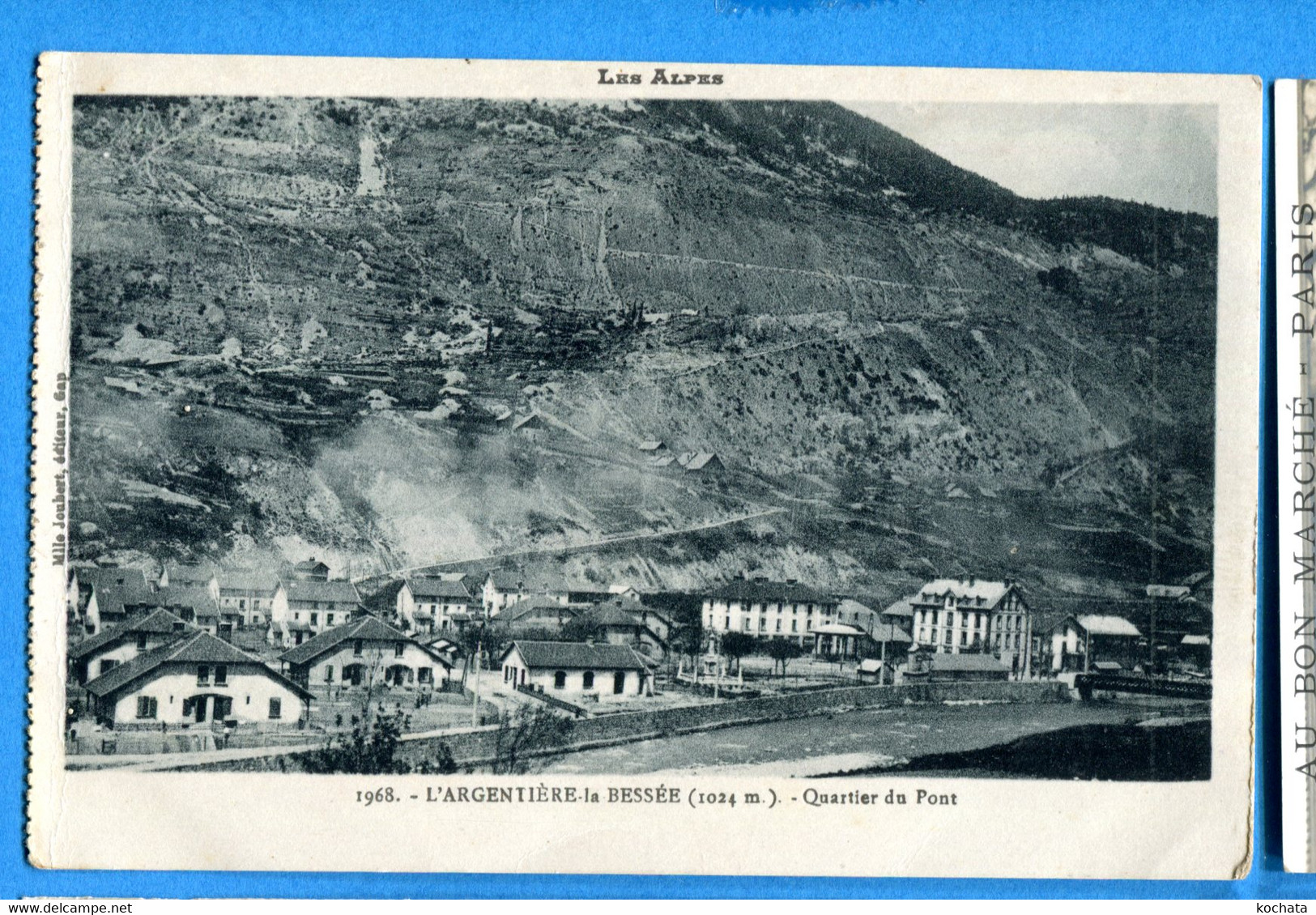 OV1206, L'Argentière La Bessée , Quartier Du Pont, 1968, Circulée 1931 Sous Enveloppe - L'Argentiere La Besse