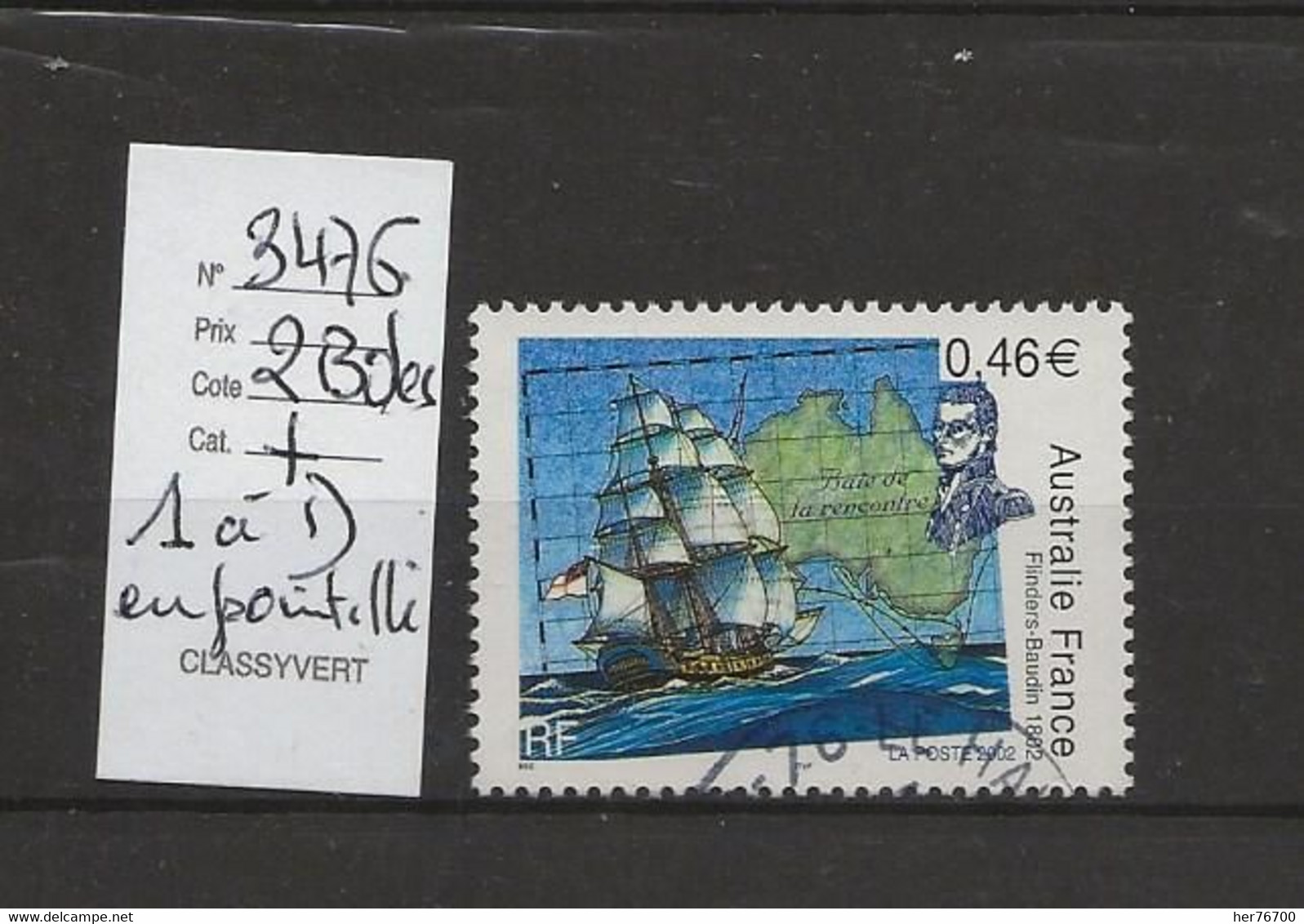 TIMBRE DE FRANCE VARIETE - Used Stamps
