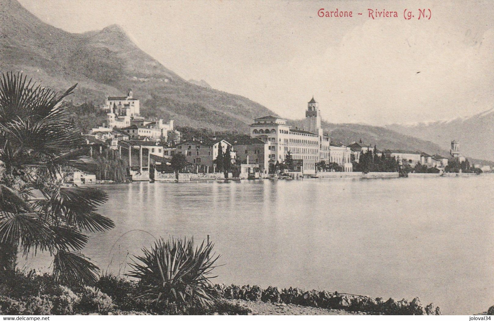 Suisse - GARDONE - Riviera - Non écrite - Riviera