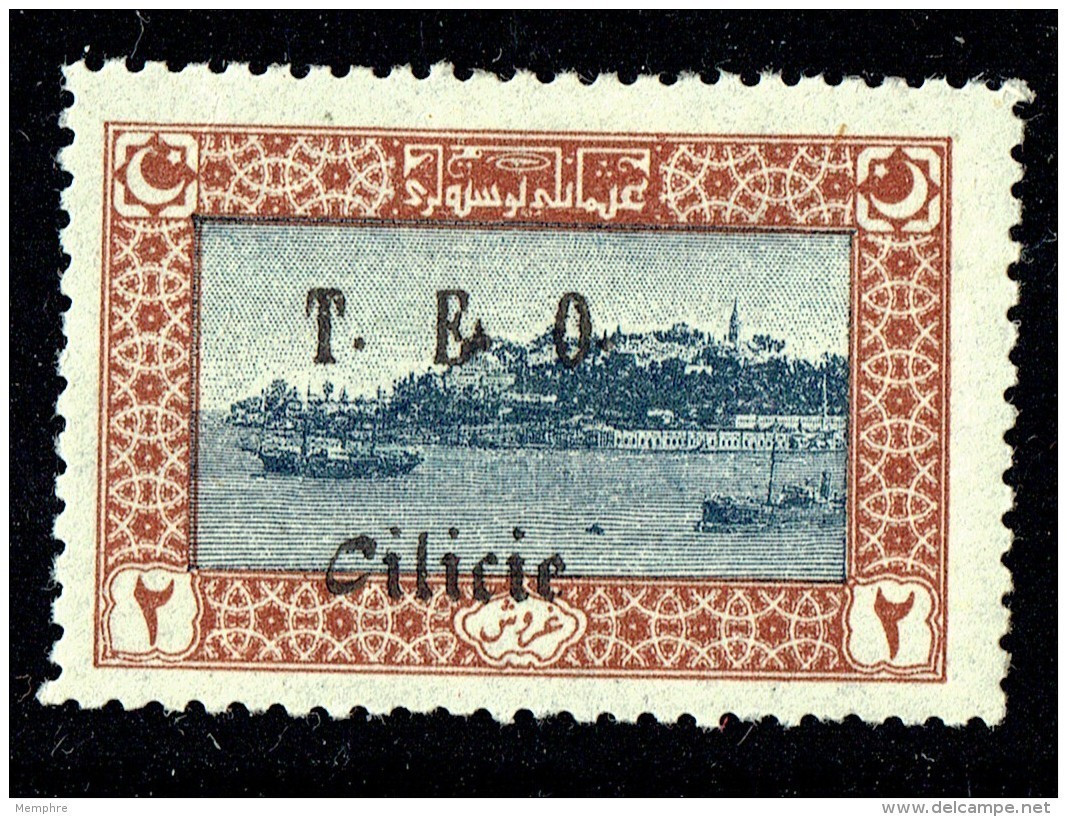 CILICIE 1919   La Corne D'Or  - Surcharge T.E.O. Cilicie   Yv 72 * MH - Nuevos