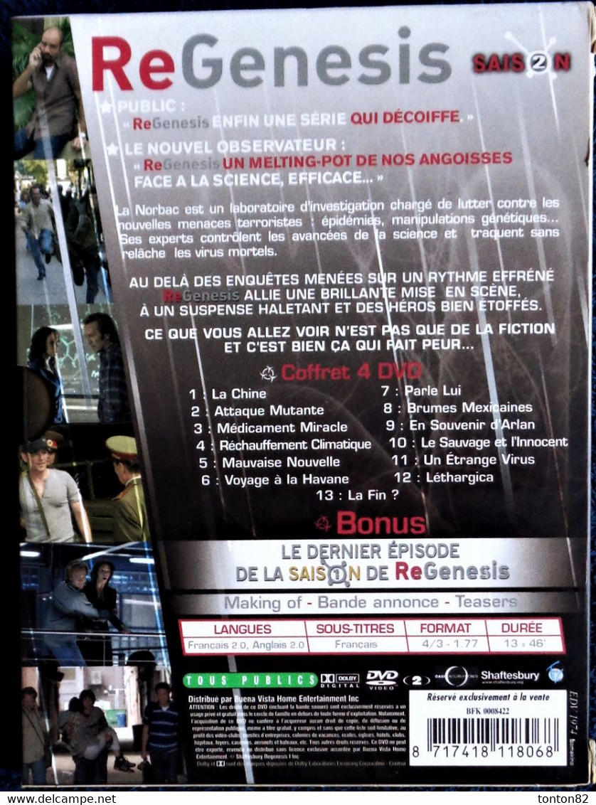 RE Genesis - Saison 2 - 4 DVD / 13 épisodes . - Documentaires