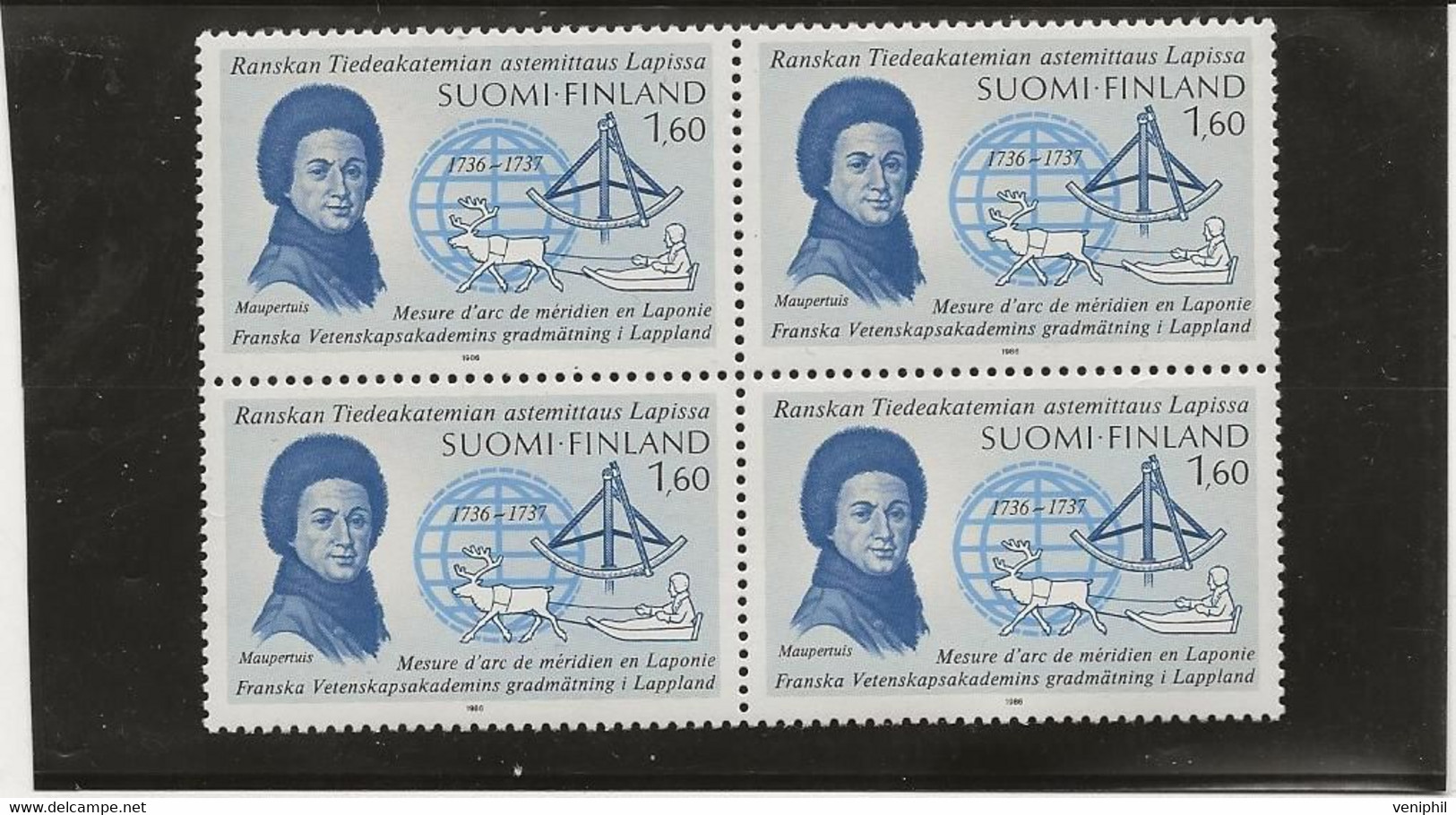 FINLANDE -BLOCDE 4 N° 966 NEUF SANS CHARNIERE -ANNEE 1986 - Unused Stamps