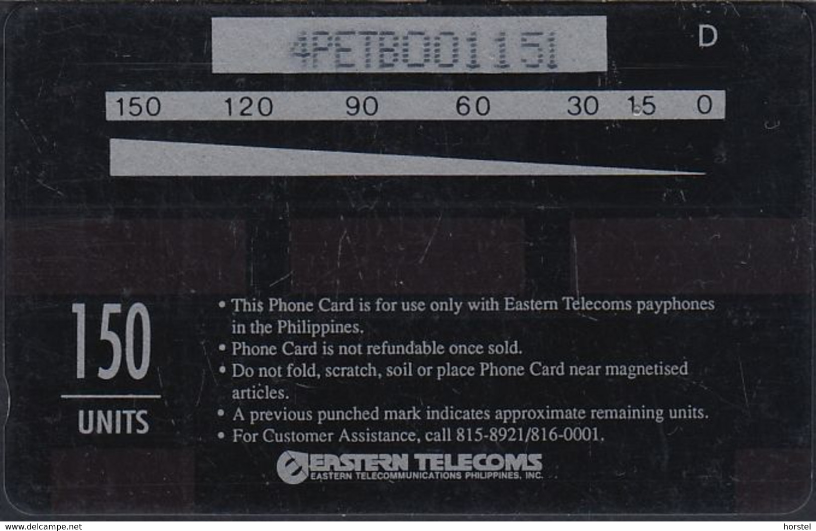 Philippinen - Eastern Telecom - PHI-EA-12 - 150Units - Ati-Atihan Festival  (4PETB) RAR ! - Filippine