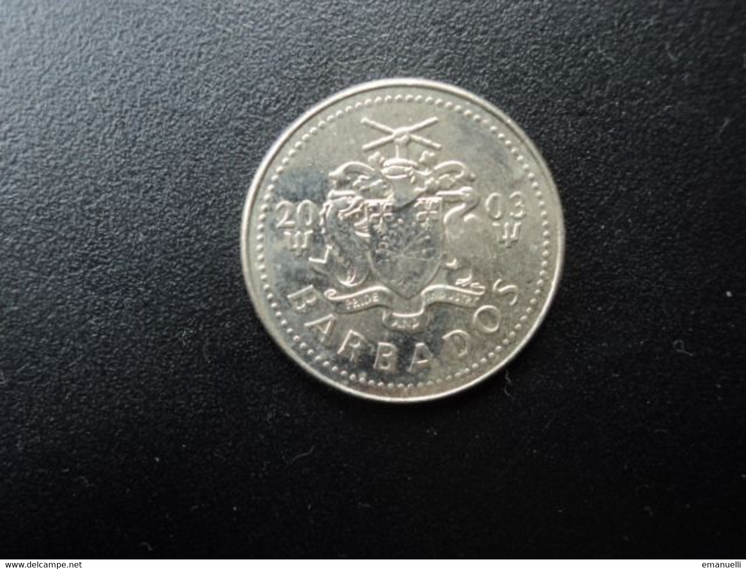 BARBADES : 25 CENTS    2003    KM 13      SUP - Barbados (Barbuda)