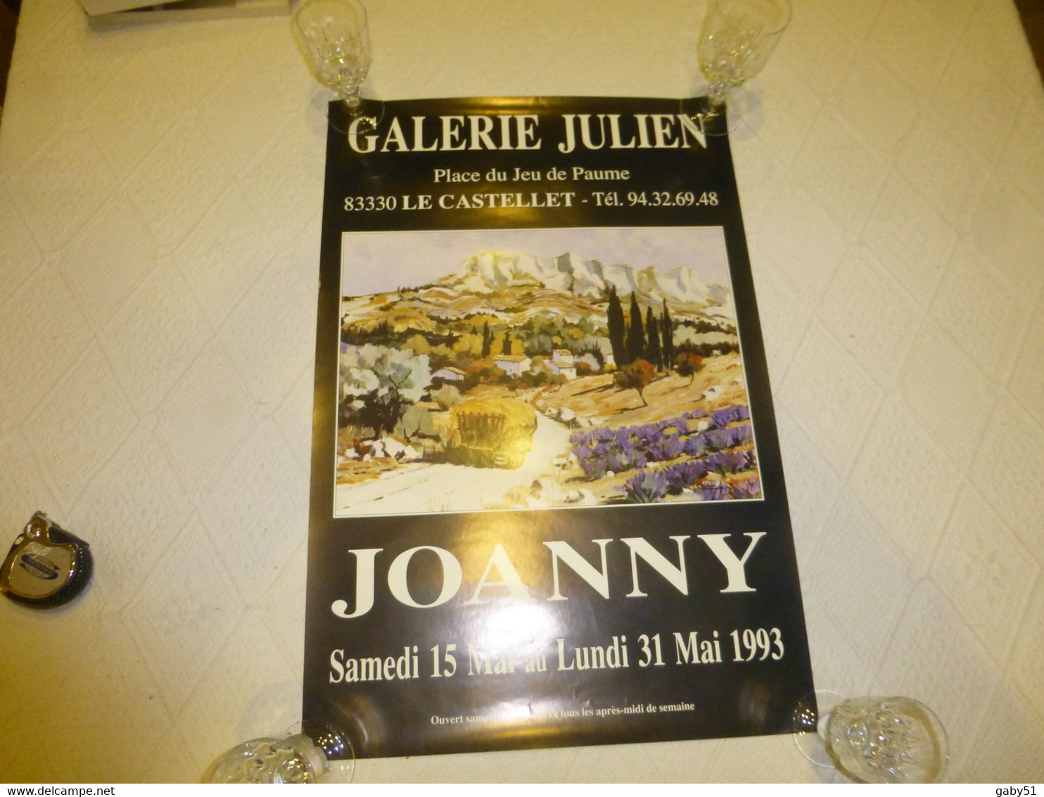 Affiche Le Castelet, Peintre JOANNY 1993, 40x60 ; R15 - Manifesti