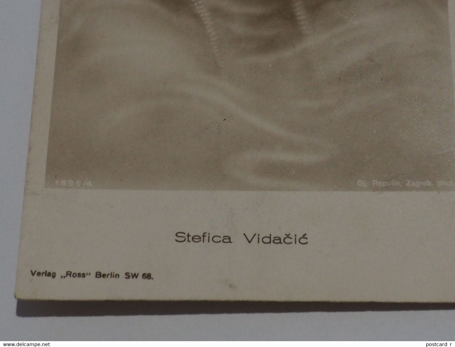 Actor Stefica Vidacic  Stamp 1928 A 216 - Artistes