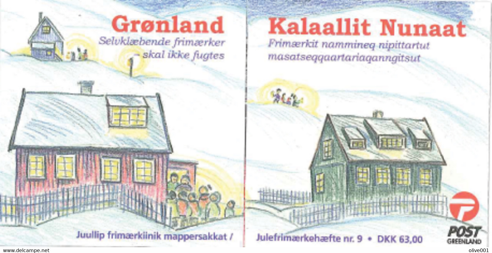 Groenland Carnet  Noël Dessins D'enfants à Voir Et à Avoir - Réf. AN - - Carnets