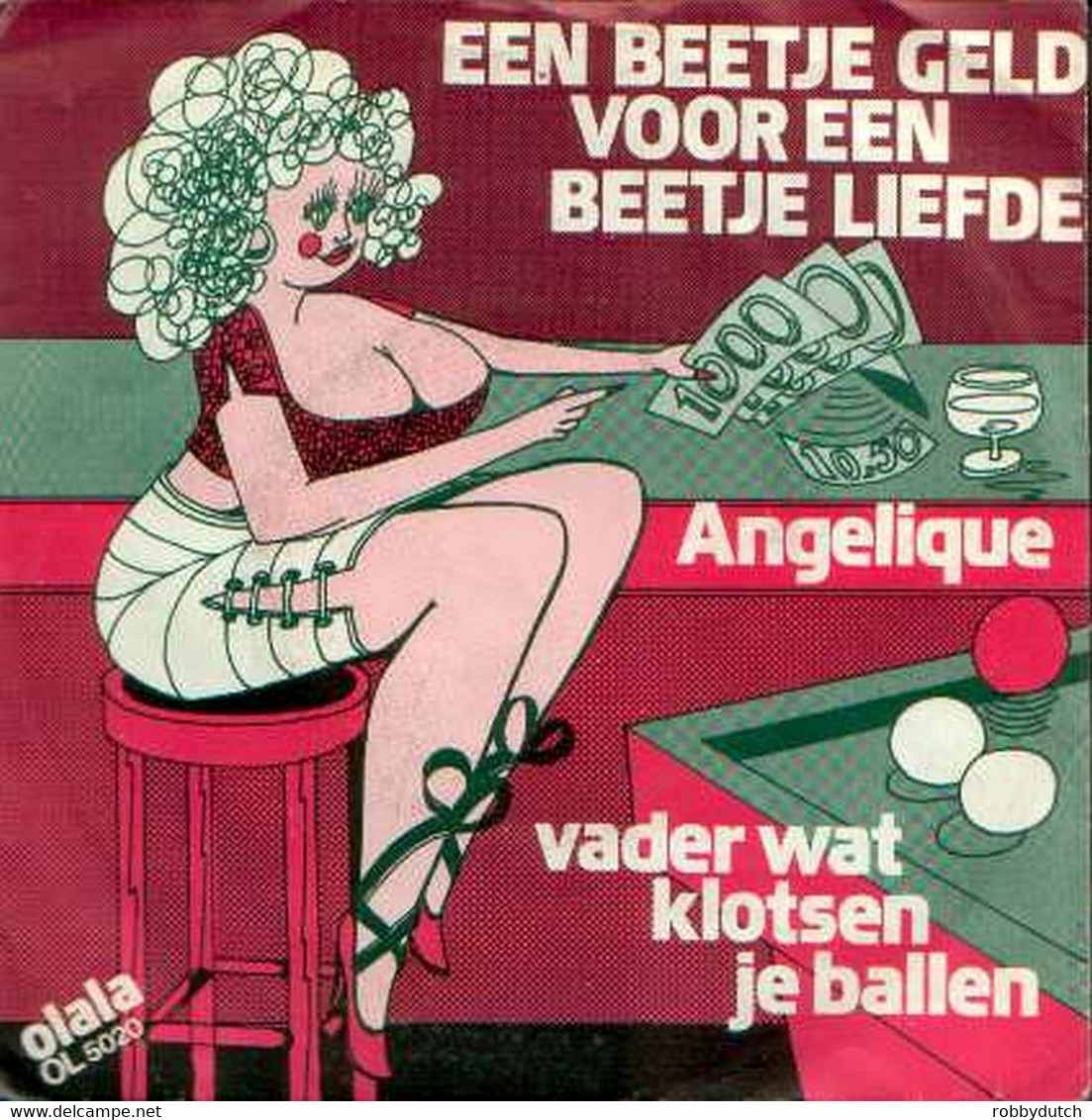 * 7"  *  ANGELIQUE - EEN BEETJE GELD VOOR EEN BEETJE LIEFDE (Holland 1982) - Otros - Canción Neerlandesa