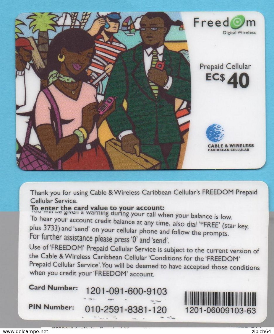 St. VINCENT & GRENADINE  Prepaid Phonecard - St. Vincent & The Grenadines