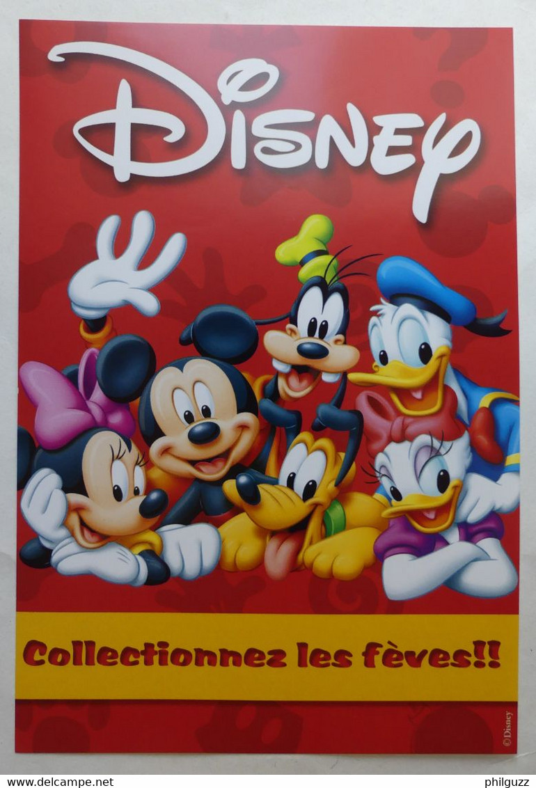 AFFICHETTE ARGUYDAL MICKEY 1 DISNEY FEVE FEVES - Objets Publicitaires