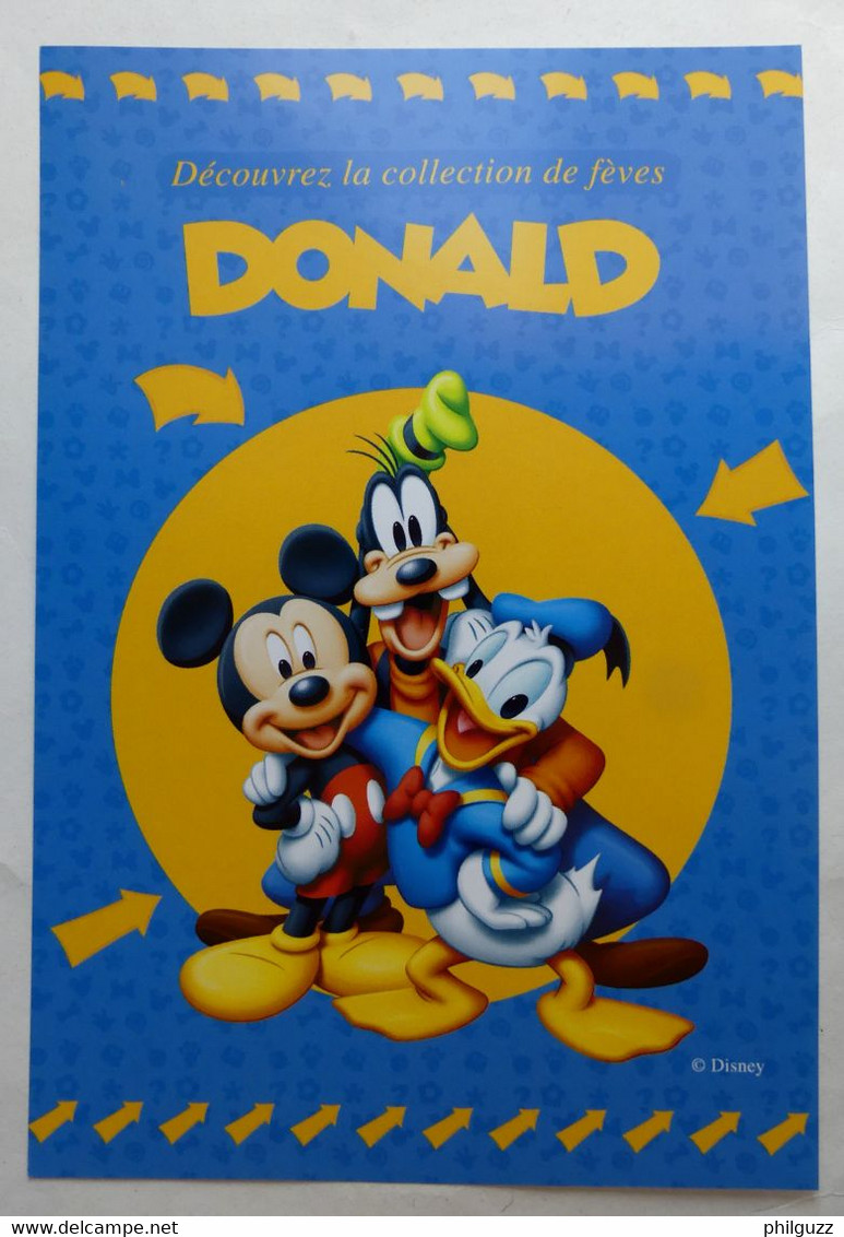 AFFICHETTE ARGUYDAL MICKEY 2 DISNEY FEVE FEVES - Objets Publicitaires