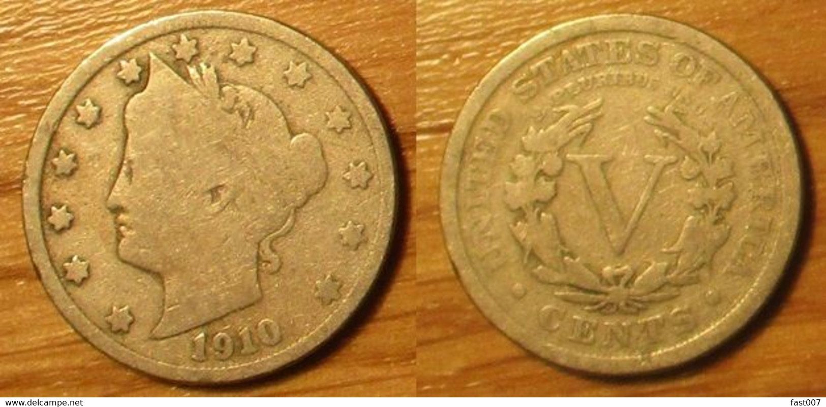 USA - 5 Cents 1910 - 1883-1913: Liberty