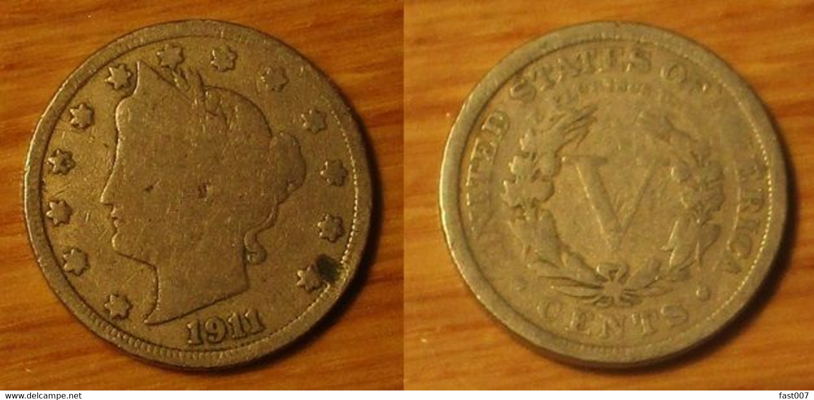 USA - 5 Cents 1911 - 1883-1913: Liberty