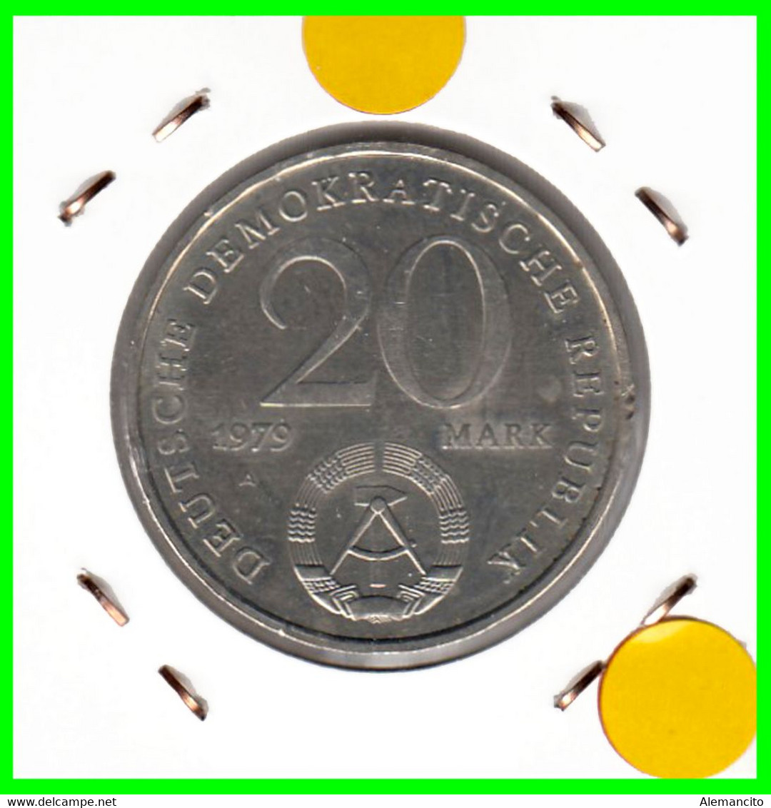 ( GERMANY ) REPUBLICA DEMOCRATICA DE ALEMANIA AÑO 1979 ( RDA ) 30TH ANNIVERSARY - EAST GERMAN REGIME MONEDA DE 20-DM - Verzamelingen