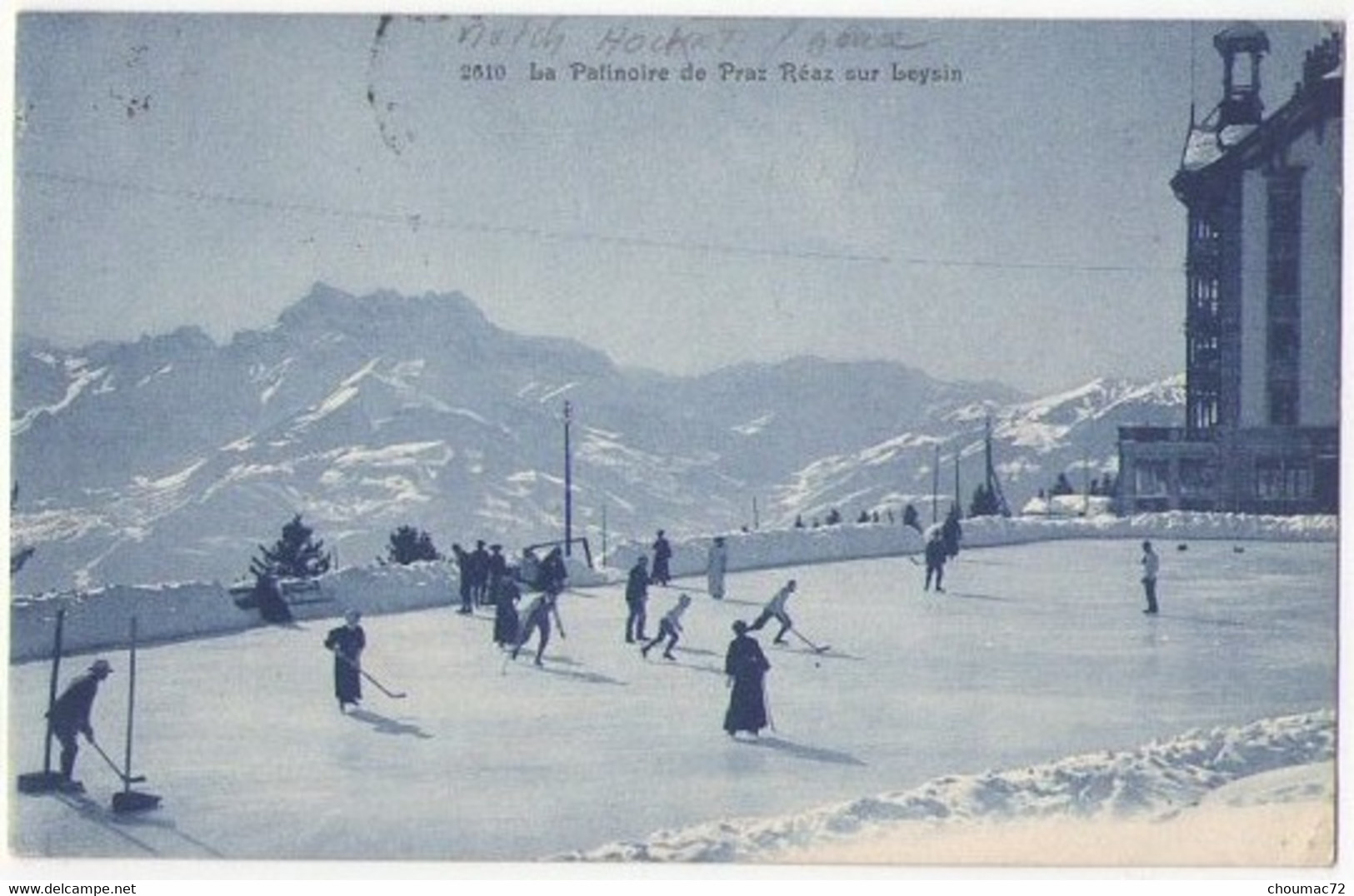 (Suisse) Vaud 003, Praz Réaz Sur Leysin, La Patinoire, Hockey Sur Glace - La Praz