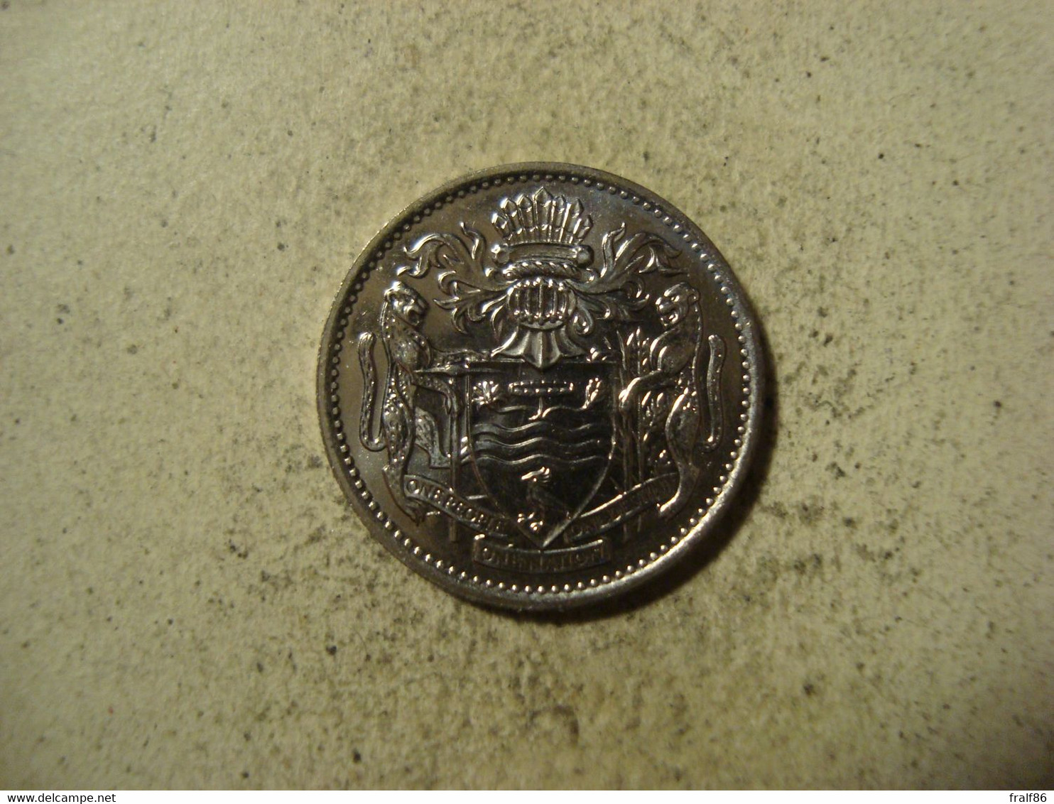 MONNAIE GUYANA 25 CENTS 1991 - Guyana