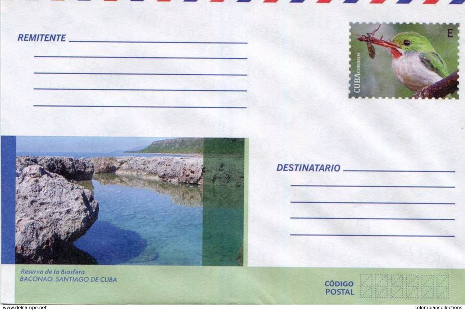 Lote PEP1368, Cuba, Entero Postal, Stationery, Cover, E, Bird, Biosphere Reserve - Cartes-maximum