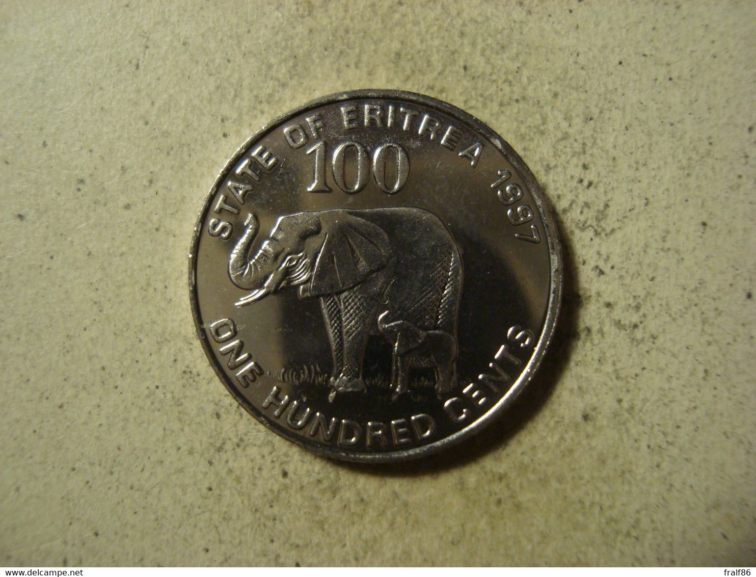 MONNAIE ERYTHREE 100 CENTS 1997 - Eritrea