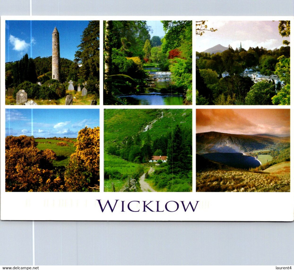 (1 G 17) Ireland Postcard Posted To Australia - Wicklow - Wicklow