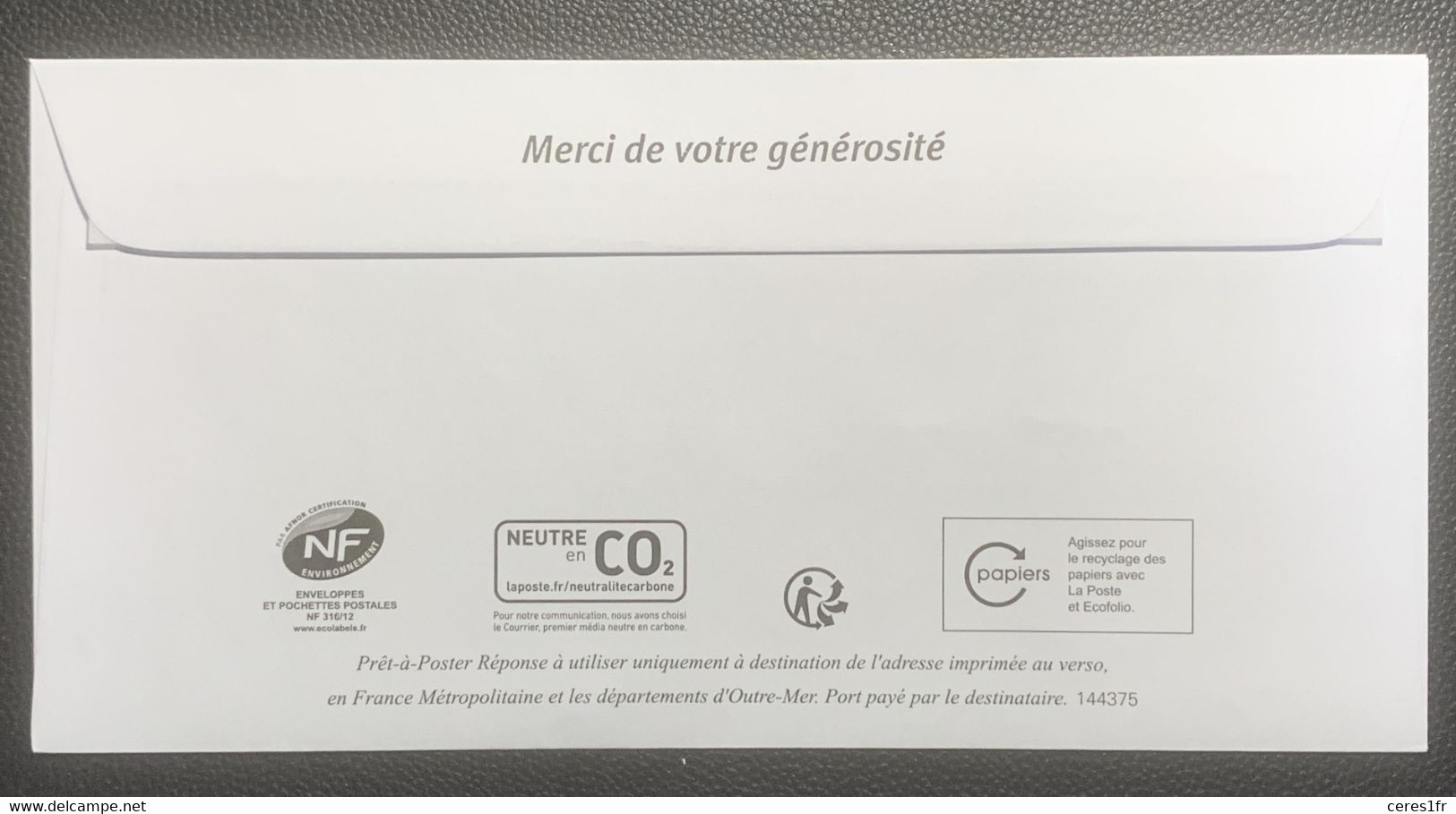 PAP146 - PAP Réponse  Neuf 110x220 Marianne  Ciappa-Kavena Tarif PRIO Repiqué CFRT / Le Jour Du Seigneur 70 Ans 144375 - PAP : Antwoord /Ciappa-Kavena