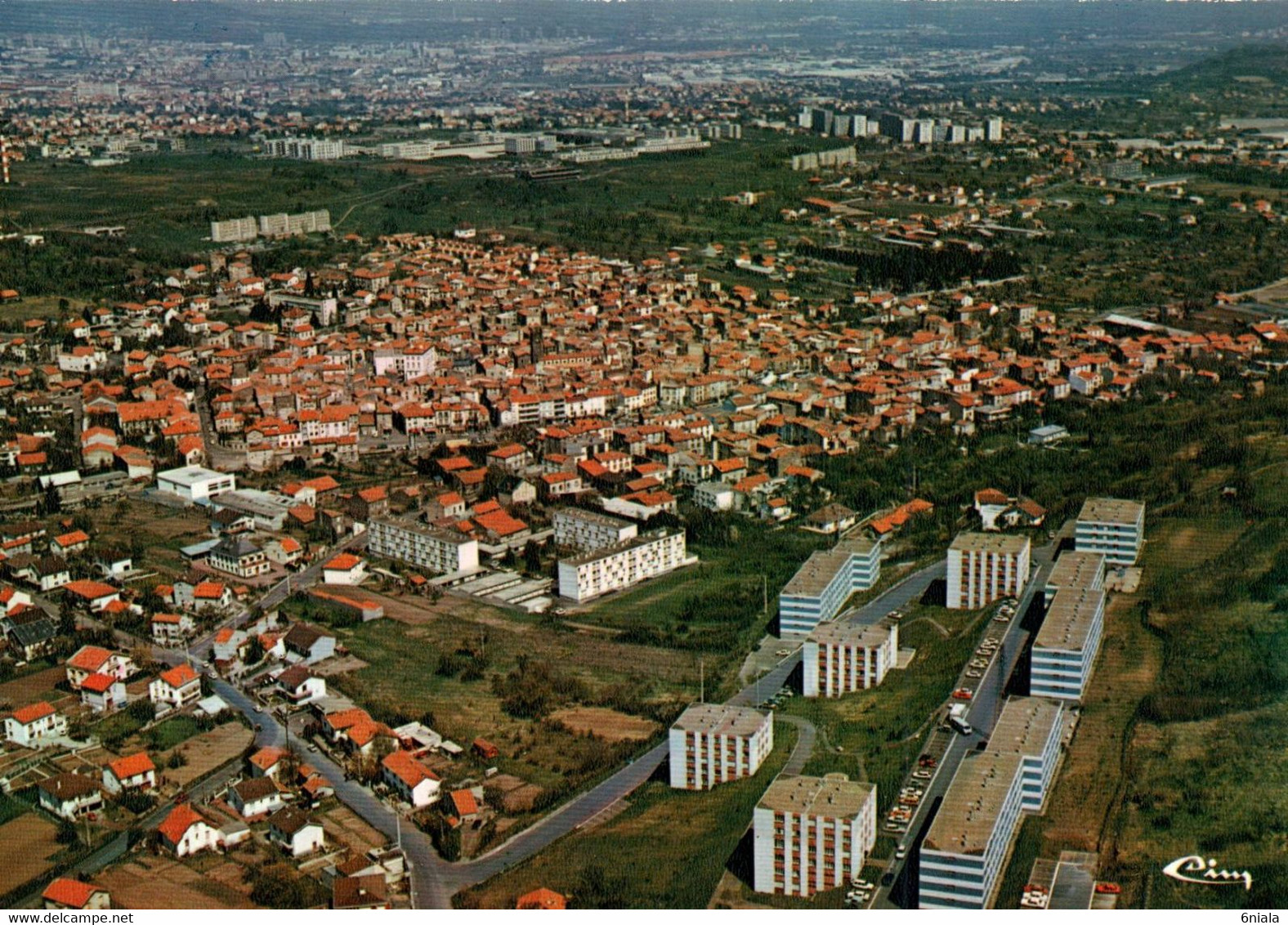 9031 AUBIERE Vue Générale Aérienne        (scan Recto-verso) 63 Puy De Dôme - Aubiere