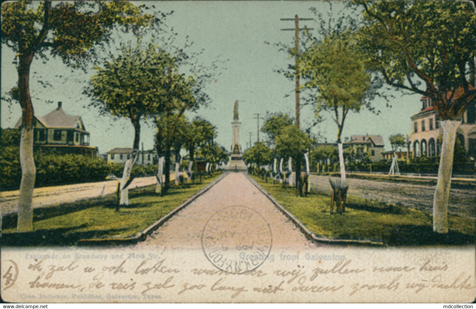 US GALVESTON / Greatings From ... / CARTE COULEUR - Galveston