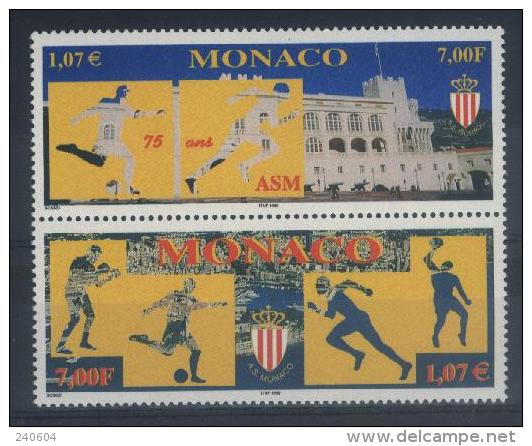 Timbres   Du N° 2196/97  Neuf  ** Monaco  - - Andere & Zonder Classificatie