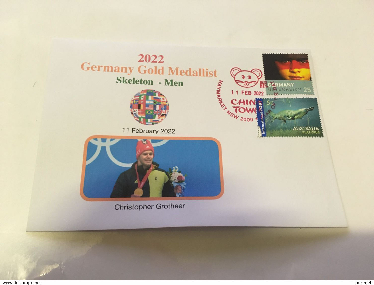 (1 G 20) Beijing 2022 Olympic Winter Games - Gold Medal To Germany -- C. Grotheer - Winter 2022: Peking