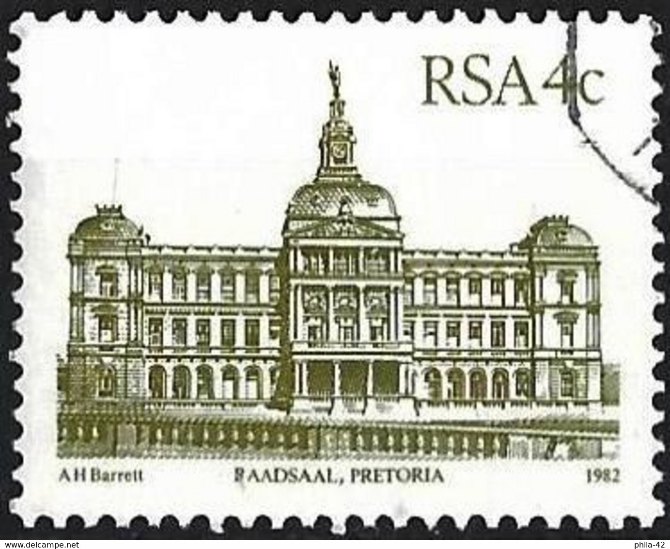 South Africa 1985 - Mi 604I-I - YT 509 Sp ( Raadsaal, Pretoria ) Variante - Used Stamps