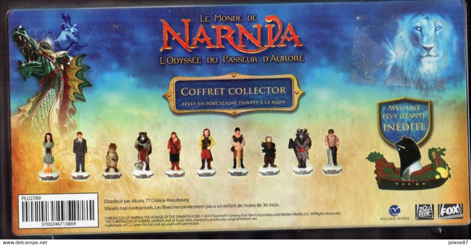 COFFRET DE FEVES NARNIA  -   L ODYSSEE DU PASSEUR D AURORE - Characters