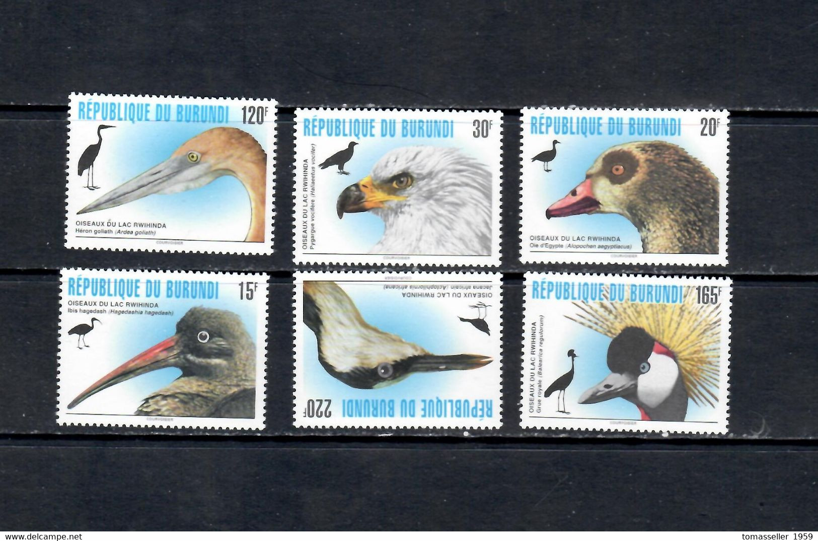 Burundi-1996- Fish Of Lake Tanganyika-4v.+ Birds-6v..MNH - Verzamelingen