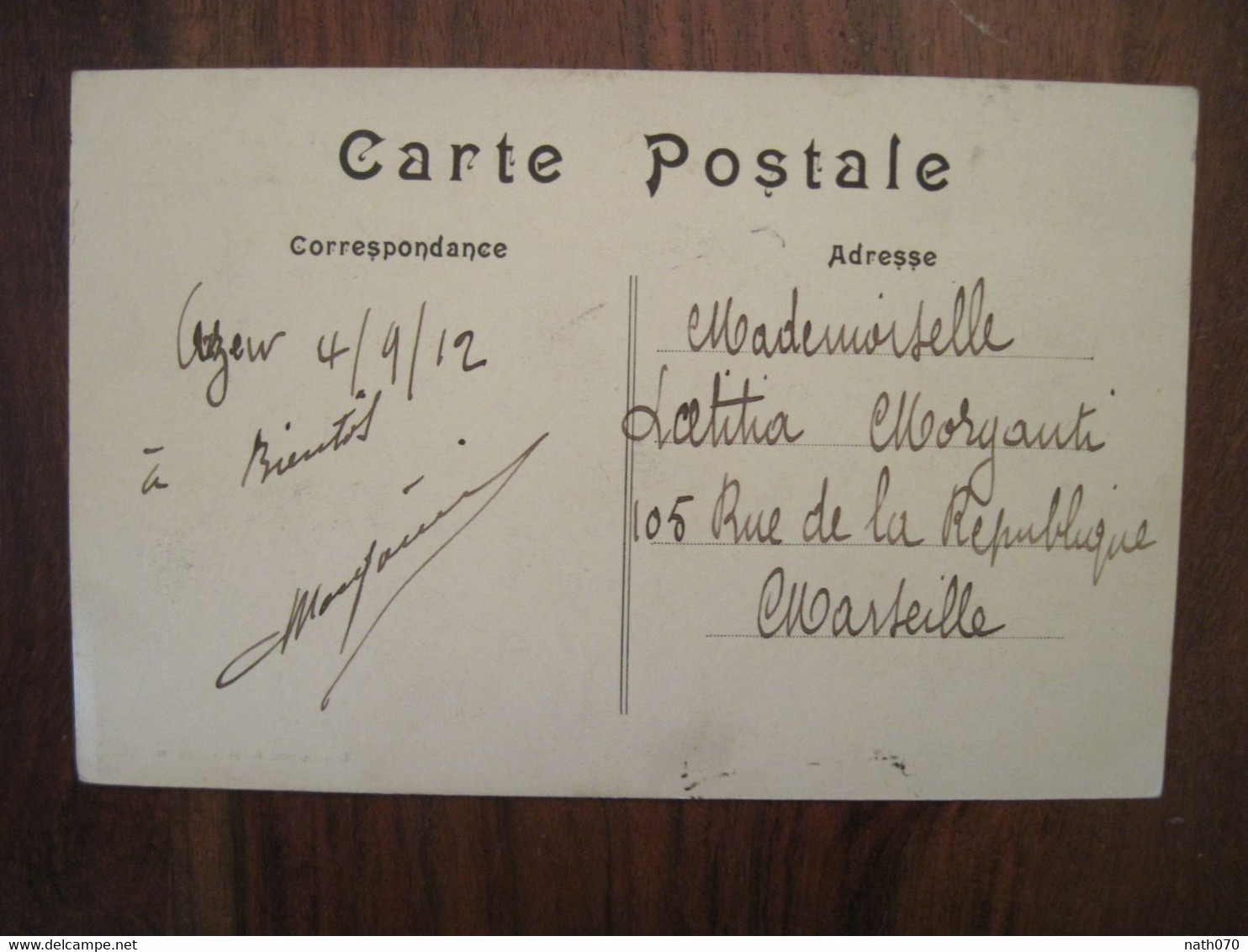 CPA AK 1912 France Algérie ARZEW La Mairie Enfants Carte Postale Ancienne Voyagée Animée - Other & Unclassified