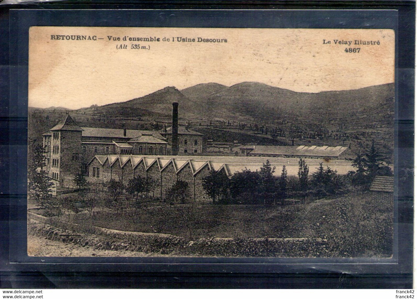 43. Retournac. Vue D'ensemble De L'usine Descours - Retournac