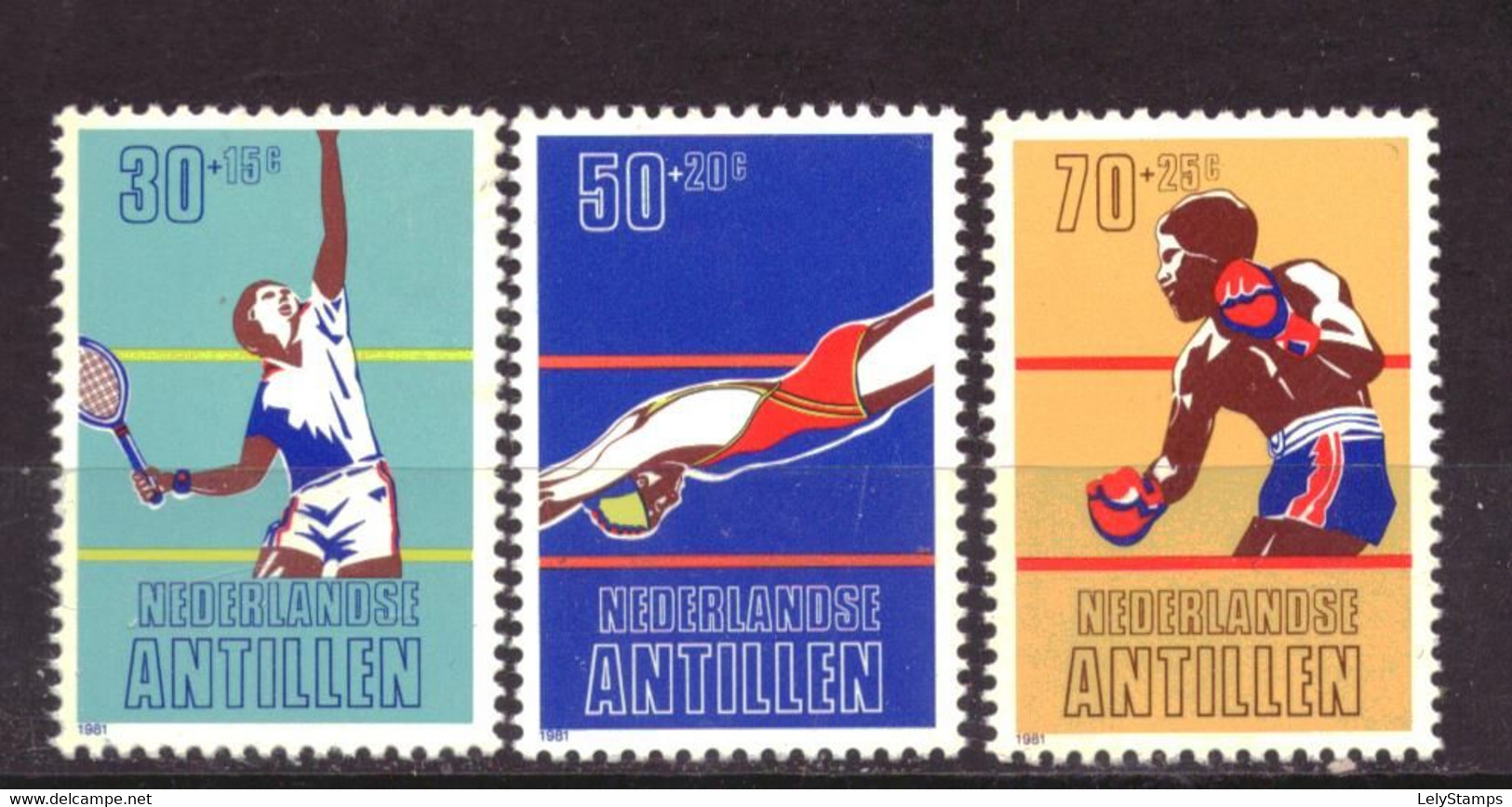 Nederlandse Antillen / Dutch Antilles 685 T/m 687 MNH ** (1981) - Niederländische Antillen, Curaçao, Aruba