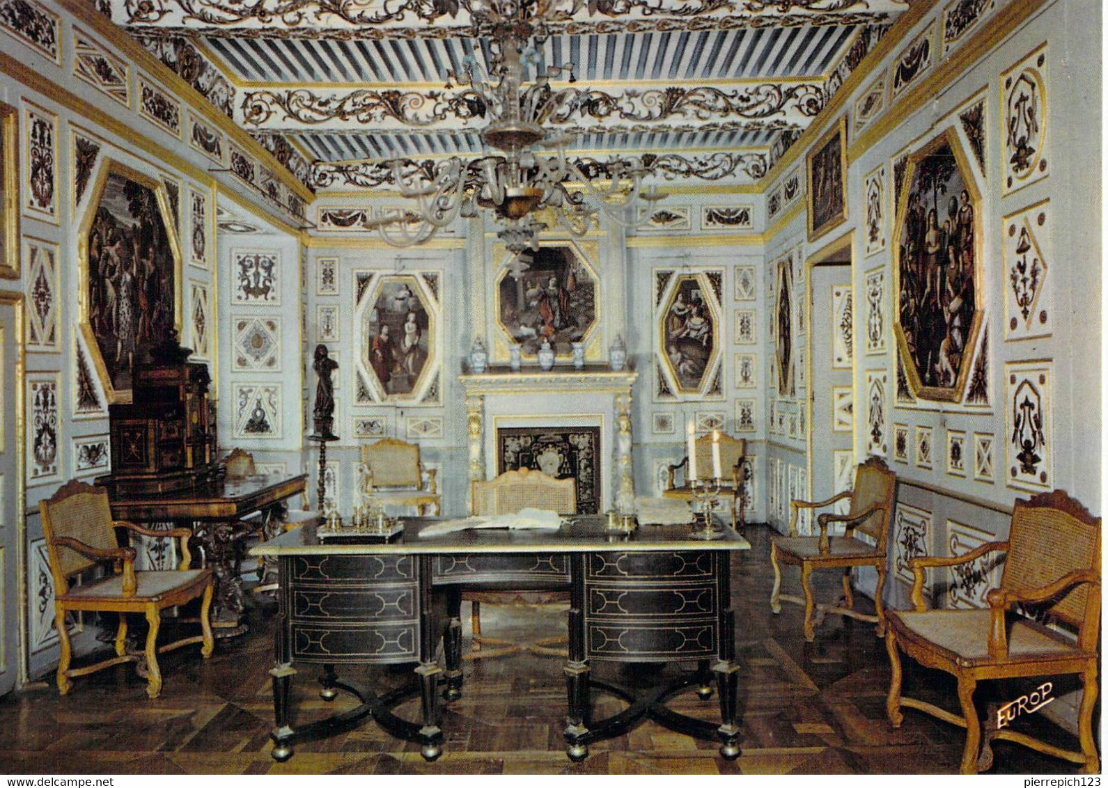 48 - Prinsuéjols - Château De La Baume - Cabinet De Travail De César De Peyre - Aumont Aubrac