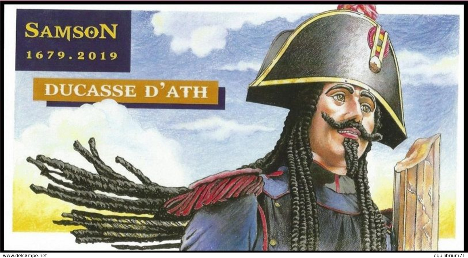 CS/HK° - Carte Souvenir / Herdenkingskaart - Ducasse De Ath -  1679/2019 - Samson - Briefe U. Dokumente