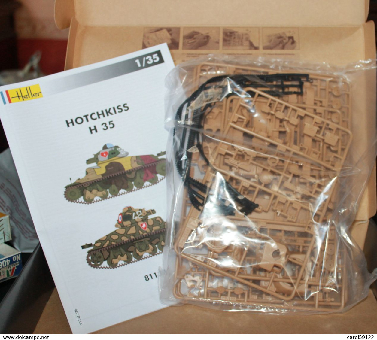 Maquette HELLER 1/35  HOTCHKISS H35 - Leger