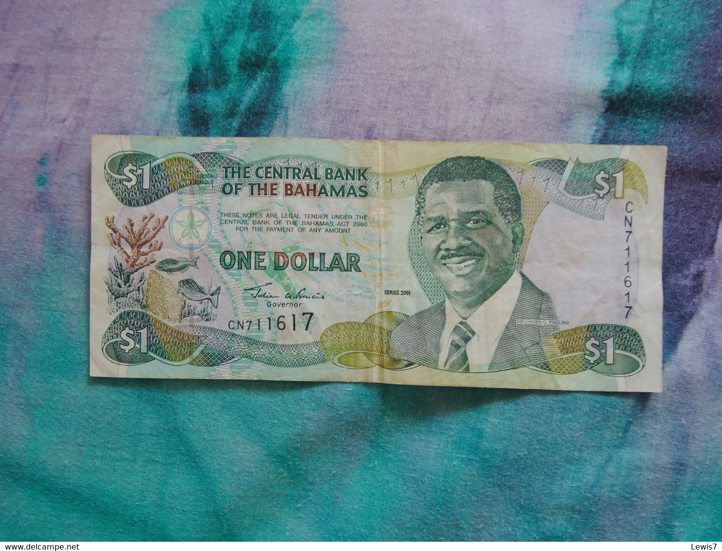 Old Bahamas Banknote 1 $ - Bahamas