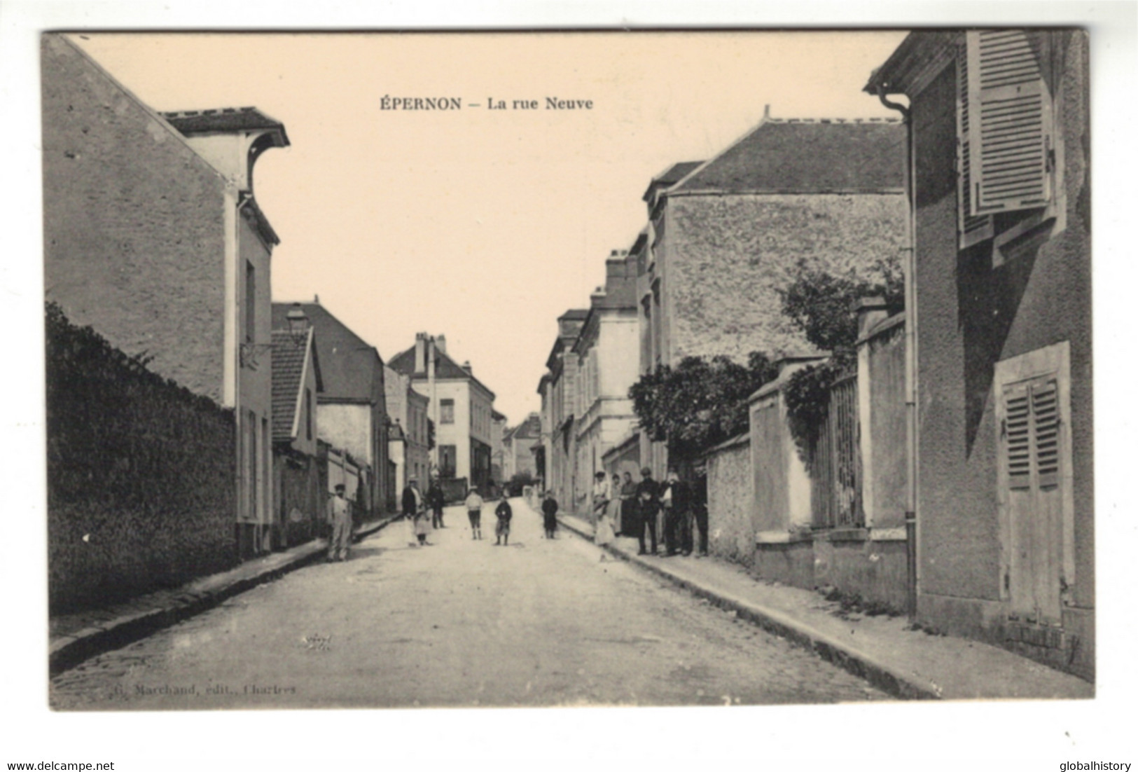 DG2546 - ÉPERNON - LA RUE NEUVE  - STREET SCENE - Epernon