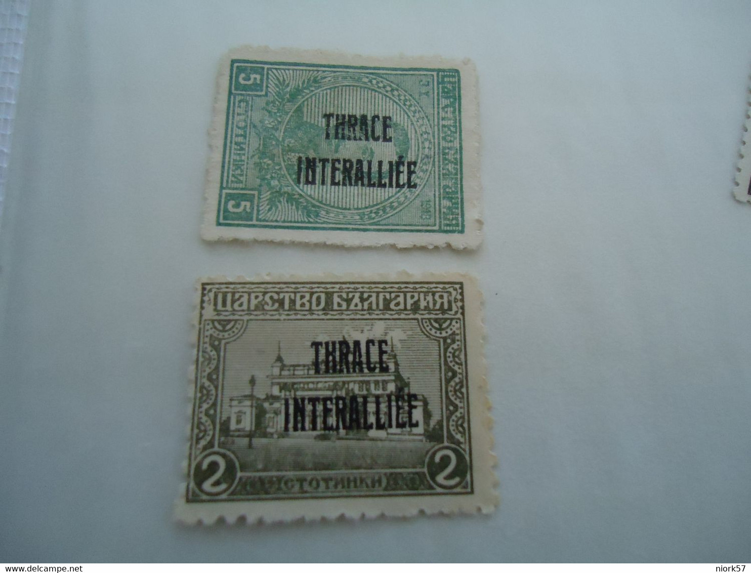 TRHACE  GREECE  MLN   STAMPS OVERPRINT THRACE  ΘΡΑΚΗ - Lemnos