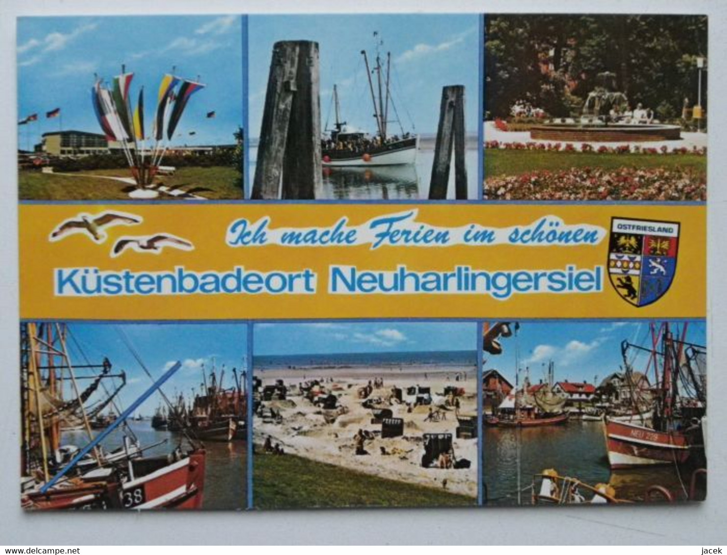Neuharlingersiel  City Coat Of Arms Ship Boat   Multi - Wittmund