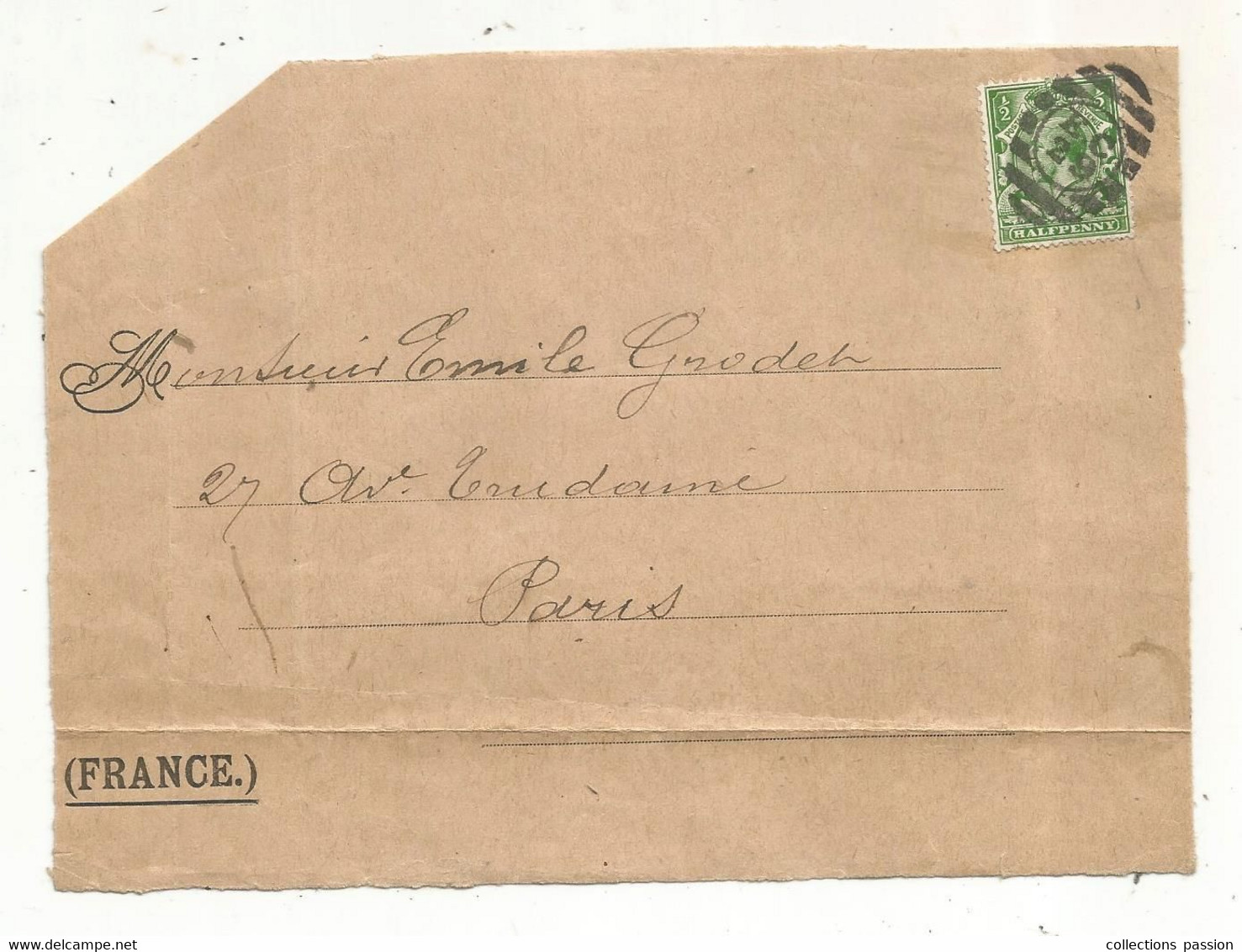 Lettre Partielle , Grande Bretagne,  LONDON E.C 29 - Postmark Collection