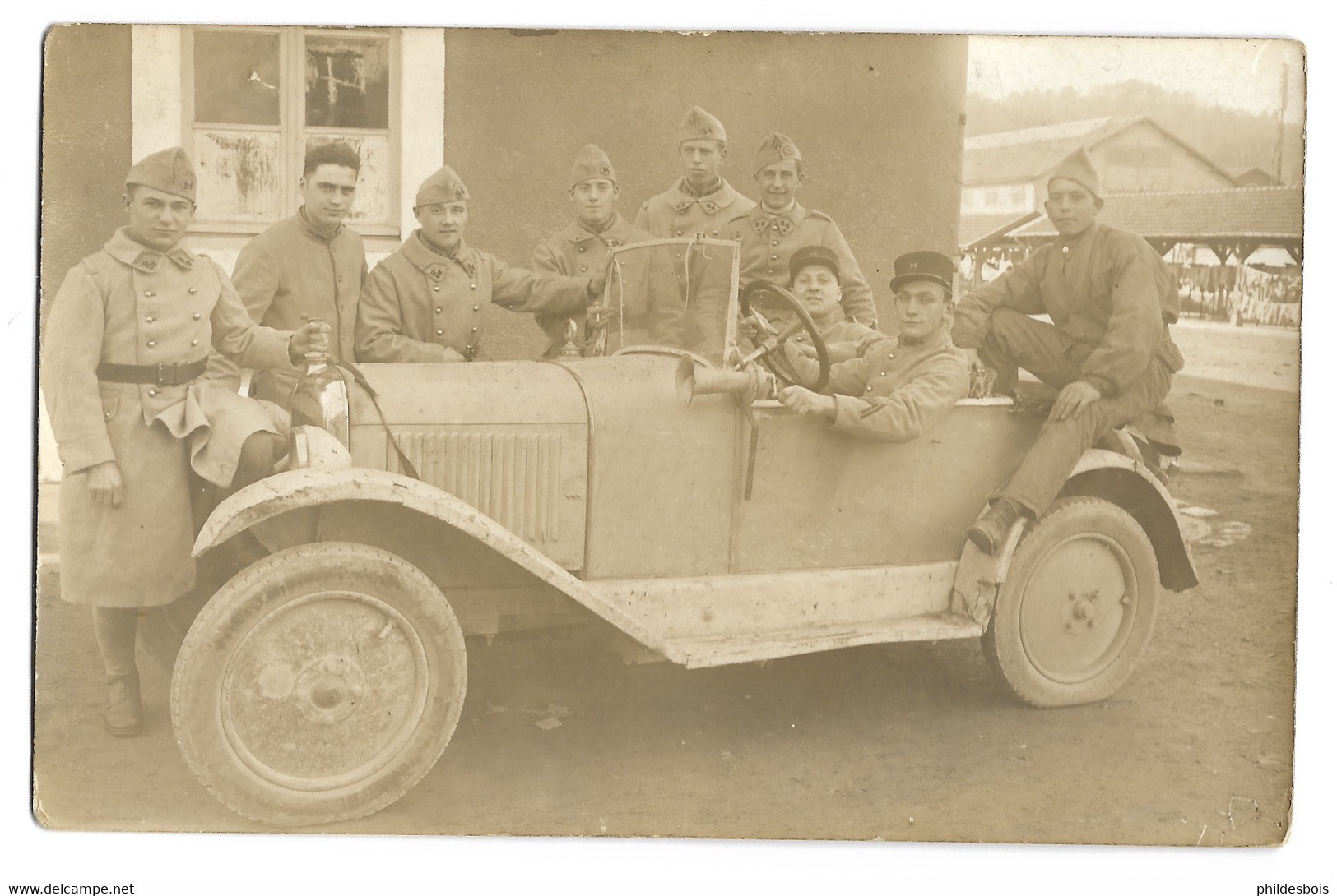 MILITARIA Carte Photo AUTOMOBILE / CAMION Militaire - Equipment